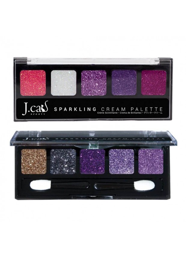 J.Cat beauty Sparkling Cream Palette  палітра тіней для очей