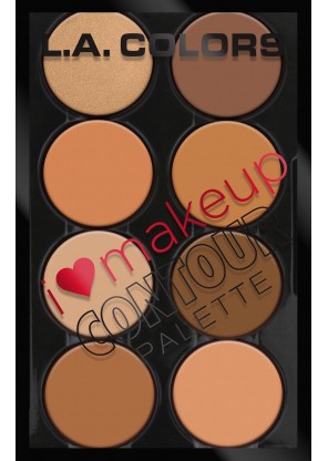 L.A.Colors I heart Makeup-Contour палетка для контуринга