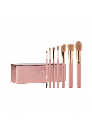 Pink Star Cosmetics Luxe Basic Brush Set Rose Gold набір пензлів  