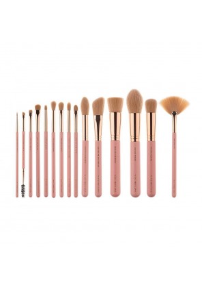 Pink Star Cosmetics Luxe  Brush Set Rose Gold 