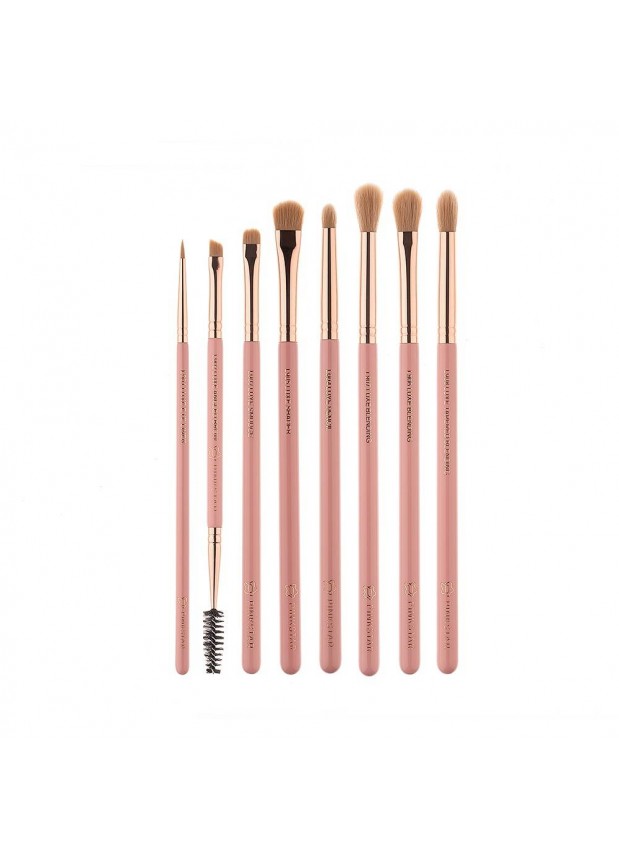 Pink Star Cosmetics Luxe Eye Brush Kit Rose Gold