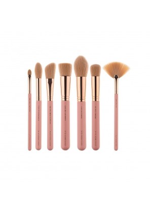 Pink Star Cosmetics Luxe Face Must Brush Set Rose Gold