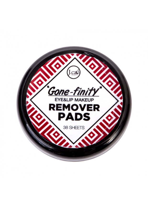 J.Cat Beauty Gone-Finity Eye & Lip Makeup Remover Pads