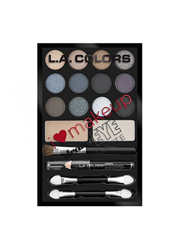 L.A.Color I Heart Makeup Drama Eye Palette - Набір тіней