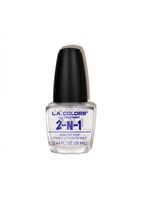 L.A. Colors 2-1 Base Top Coat покриття для нігтів база топ 2 в 1