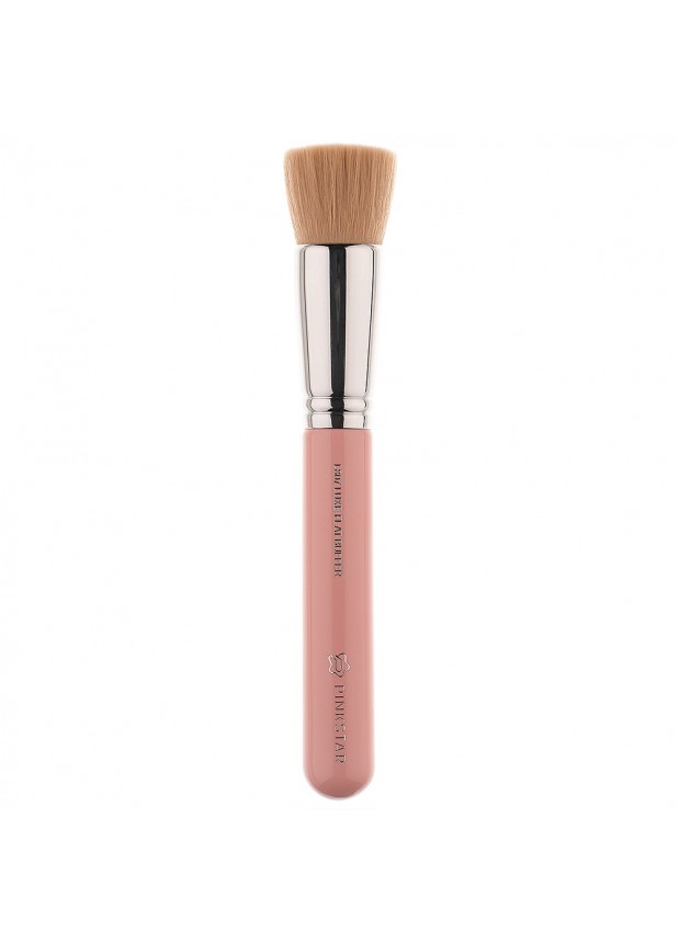 Pink Star Cosmetics Flat Buffer Brush Silver L807