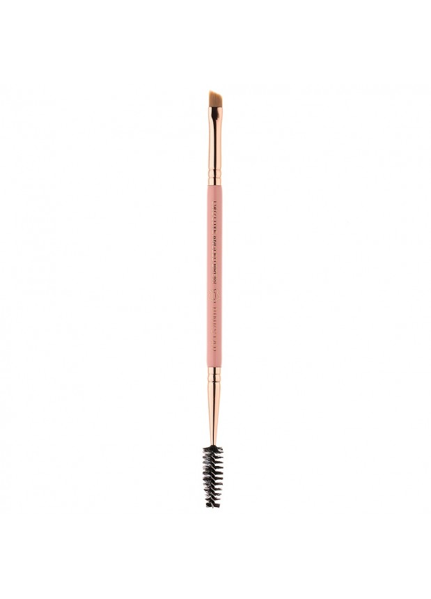 Pink Star Cosmetics Luxe Angled Brow Brush Rose Gold L902