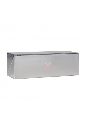 Pink Star Cosmetics Box Case  Silver Футляр для пензлів