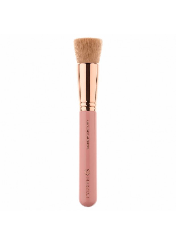 Pink Star Cosmetics Flat Buffer Brush Rose Gold L807